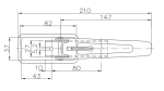 Bočný hák prívesu UNITRAILER ZB-01/BV 10-1