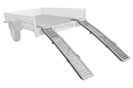Skladacie oceľové nájazdové rampy UNITRAILER ALR005 pre prívesy 200 cm 500 kg sada 2 kusov