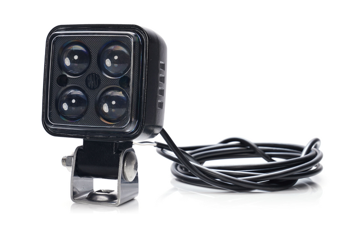 Bezpečnostná LED lampa WAŚ 2243 W267, modrá výstražná kontrolka