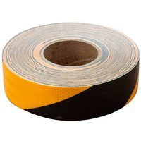 Žlto-čierna reflexná páska - návin 45 m