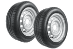 Sada dvoch zosilnených kolies na príves PNEUMATIKY LINGLONG 195/50 R13C 104/101N RÁFEK UNITRAILER 5,5Jx13"H2 5x112 ET:30