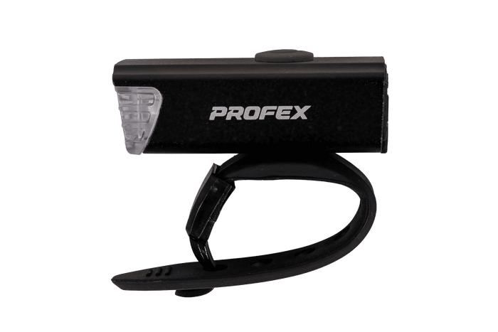 Predné svetlo na bicykel PROFEX 82004 Pro Alu Li-Pol USB