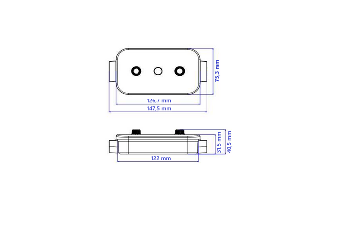12-pólová elektrická krabica KAMAR E4030