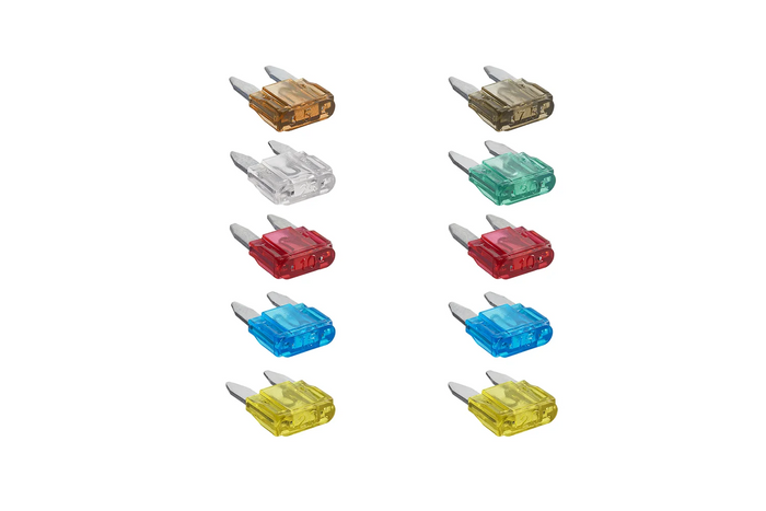 ProPlus 490371S miniatúrne ploché poistky zmiešané 12V/24V sada 10 ks.