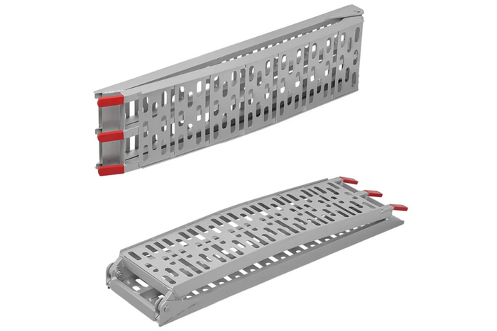 Skladacie hliníkové rampy ProPlus 390096 pre prívesy 220 cm 680 kg sada 2 kusov