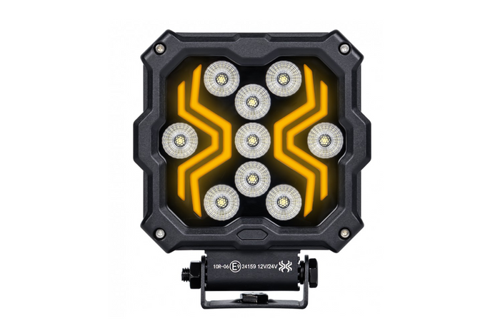 LED reflektor pracovného svetla KAMAR X-SPIDER L0195 9xLED 1700lm