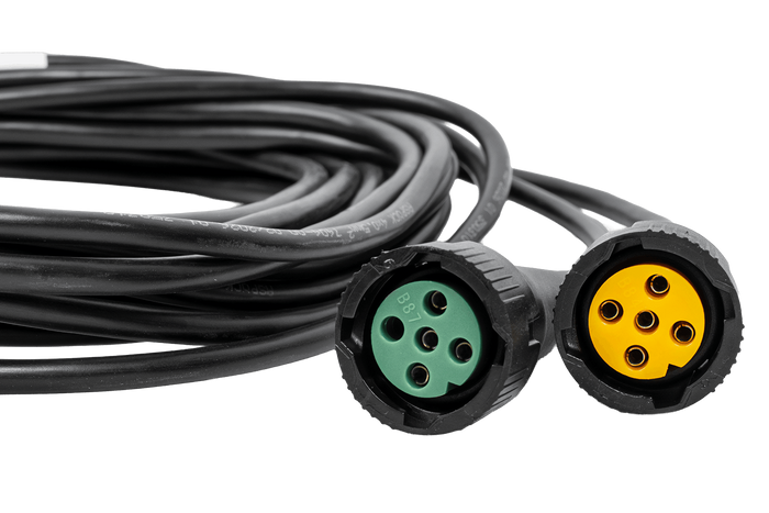 ASPÖCK 58-1022-087 elektrická inštalácia káblového zväzku pre príves 4,5 m 7PINOVÝ konektor bajonetový 2x5PINOVÝ