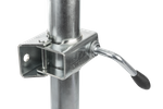 Oporné koleso s upínacou svorkou UNITRAILER 150 kg 48 mm 505-730 mm