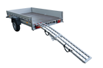 Skladacia hliníková rampa UNITRAILER ALR002 pre príves 221 cm 340 kg s popruhom
