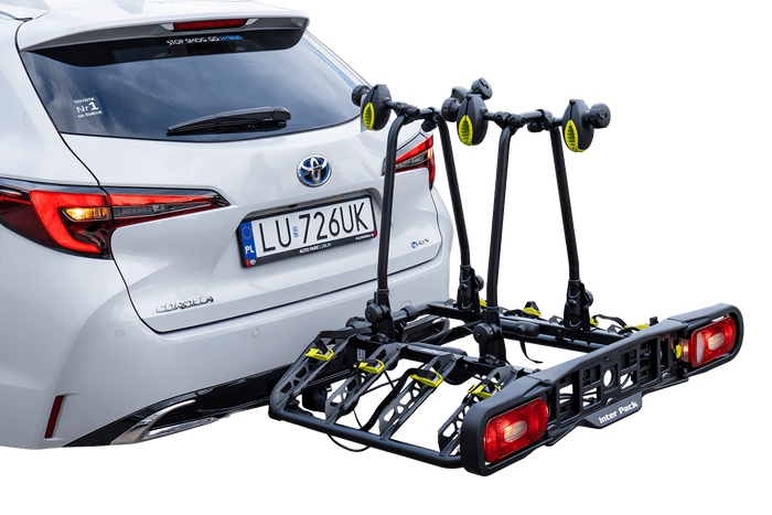 Nosič bicyklov na ťažné zariadenie Inter Pack Quattro s 13-kolíkovým uchytením