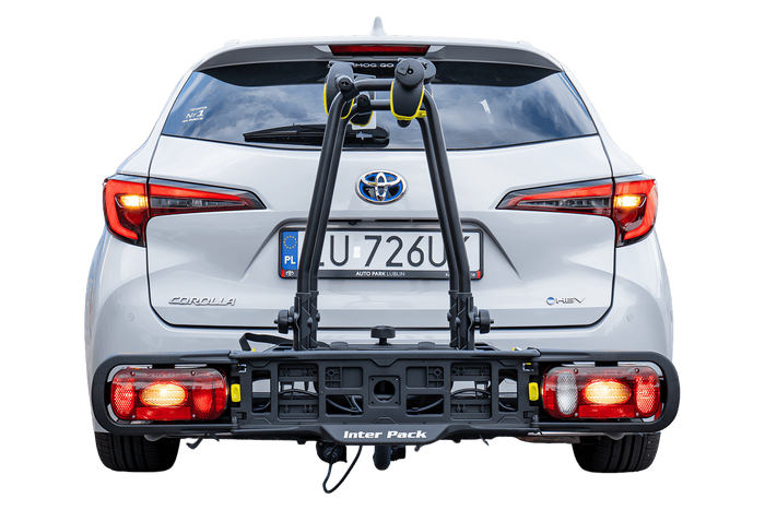Nosič bicyklov na ťažné zariadenie Inter Pack Quattro s 13-kolíkovým uchytením