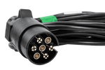 ASPÖCK 58-1022-087 elektrická inštalácia káblového zväzku pre príves 4,5 m 7PINOVÝ konektor bajonetový 2x5PINOVÝ