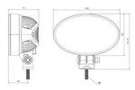 LED reflektorová pracovná lampa FRISTOM FT-366 15xLED 6200lm