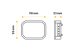 Zadné svetlo TT TECHNOLOGY TT.12018L LED 4 funkcie ľavé